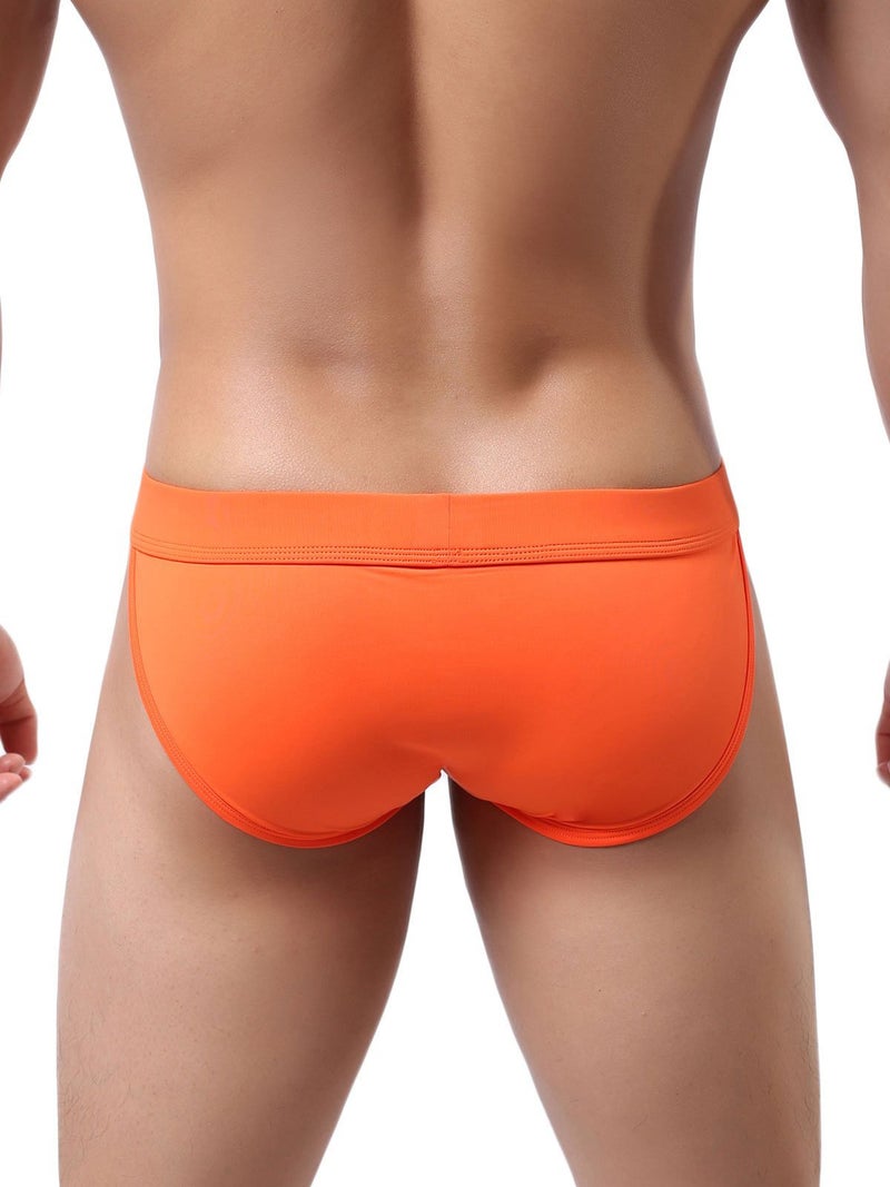 Summer Code Men's Briefs Soft Bulge Bikini Sexy Underwear 4 Pack Mix - Image 3